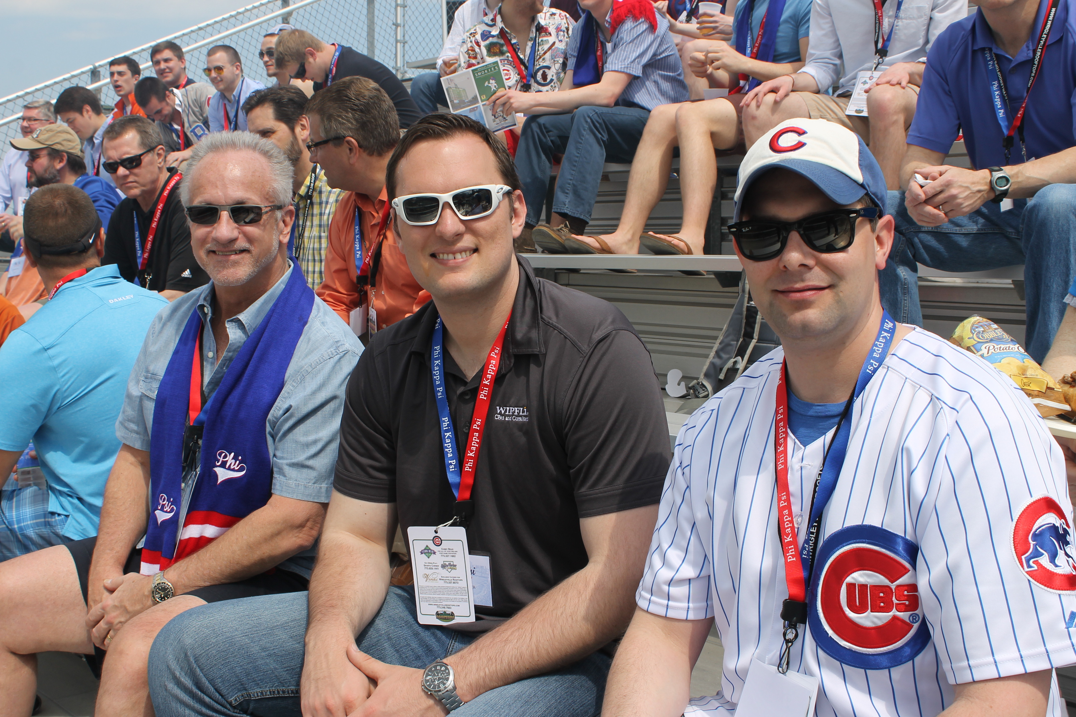 Phi Psis at Cubs game