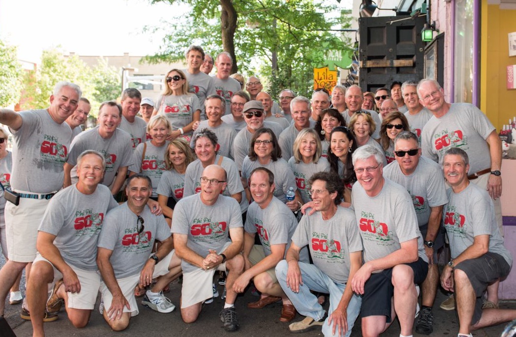 Group shot of Phi Psi alumni Association