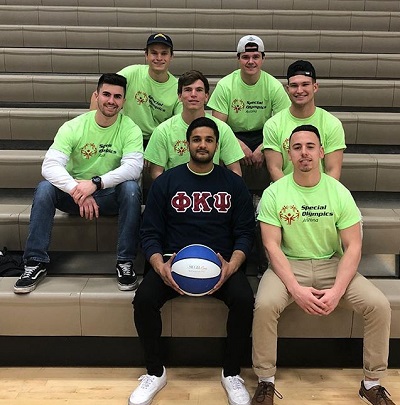 COLONY_ASU Phi Psi Members Sitting on Bleachers
