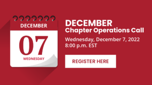 December Chapter Operations Zoom Call