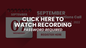 September Zoom Recording