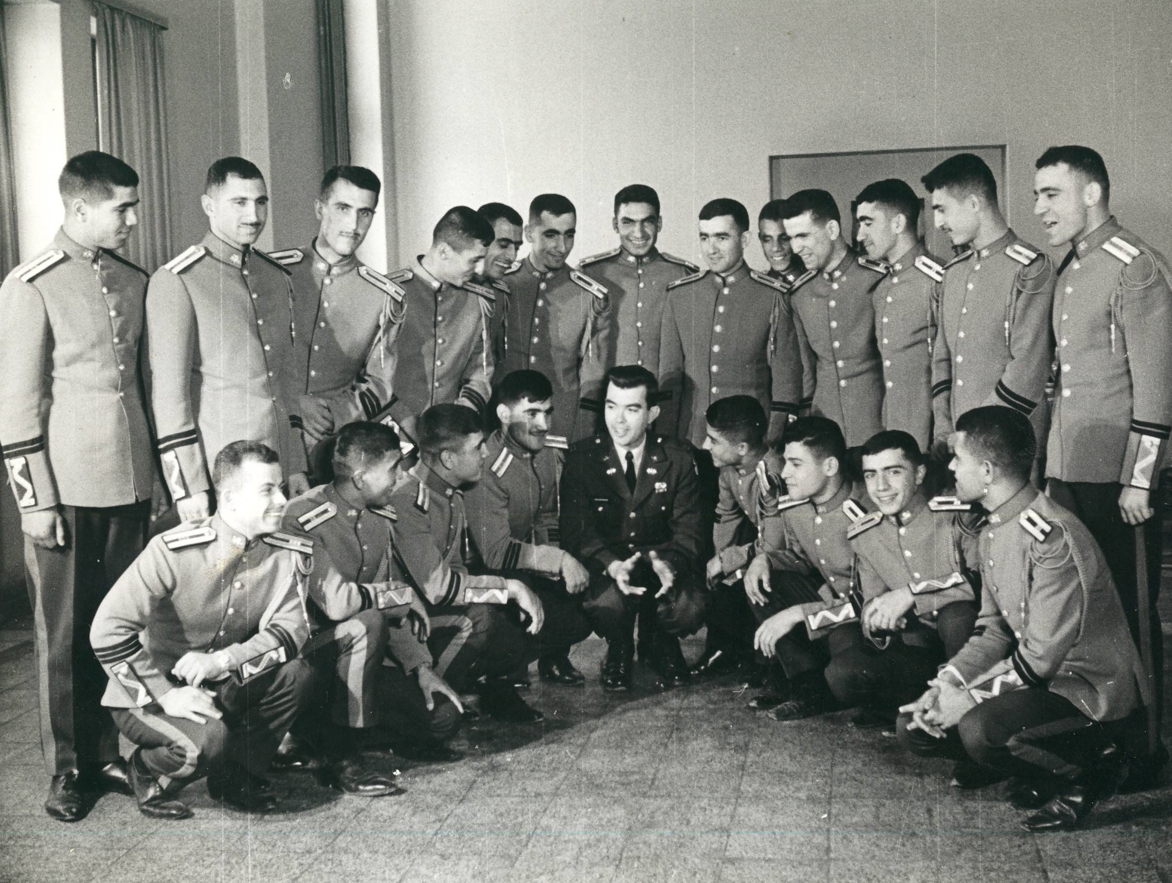1968 Wineman with Imperial Iranian Military Cadets – Copy